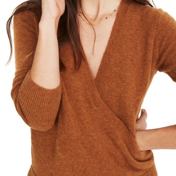 Madewell Tops - Madewell | Burnt Orange Sweater